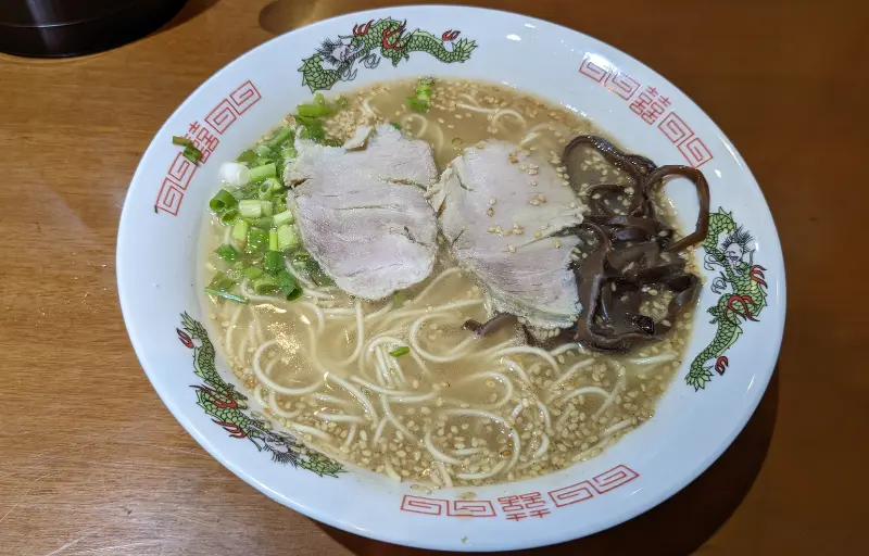 貴龍軒のラーメン