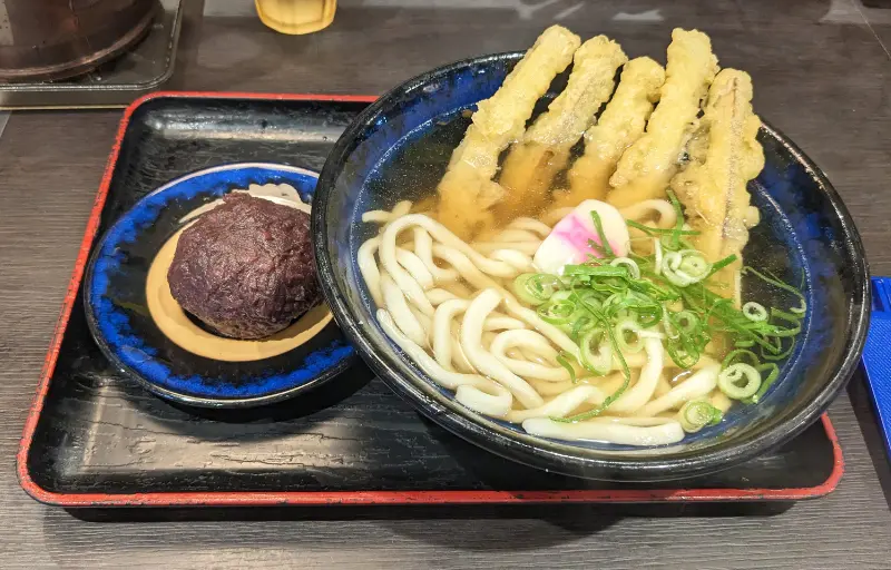 資さんうどんのごぼう天うどん