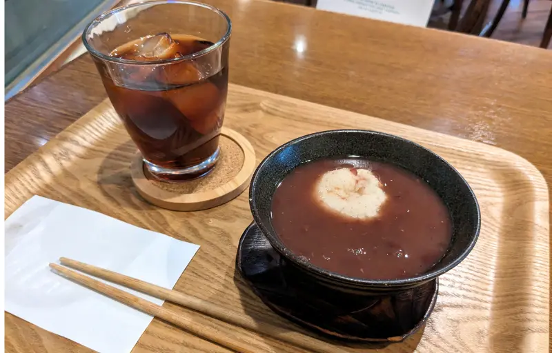 カフェ・サンフラワー、ぜんざい