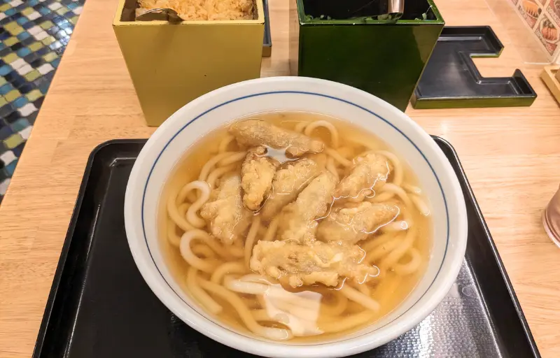 ウエストのごぼう天うどん