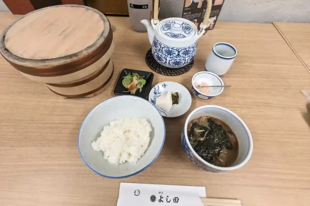 割烹　よし田の鯛茶漬け